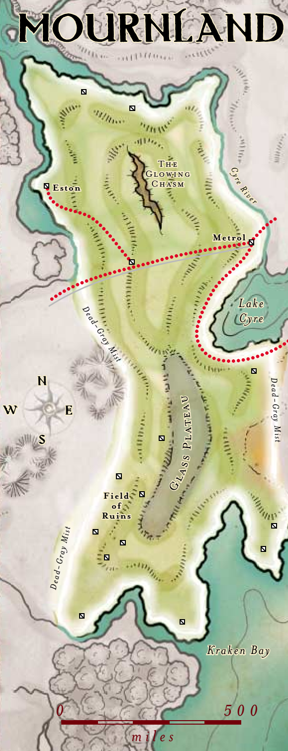 Mournland Map In Eberron World Anvil