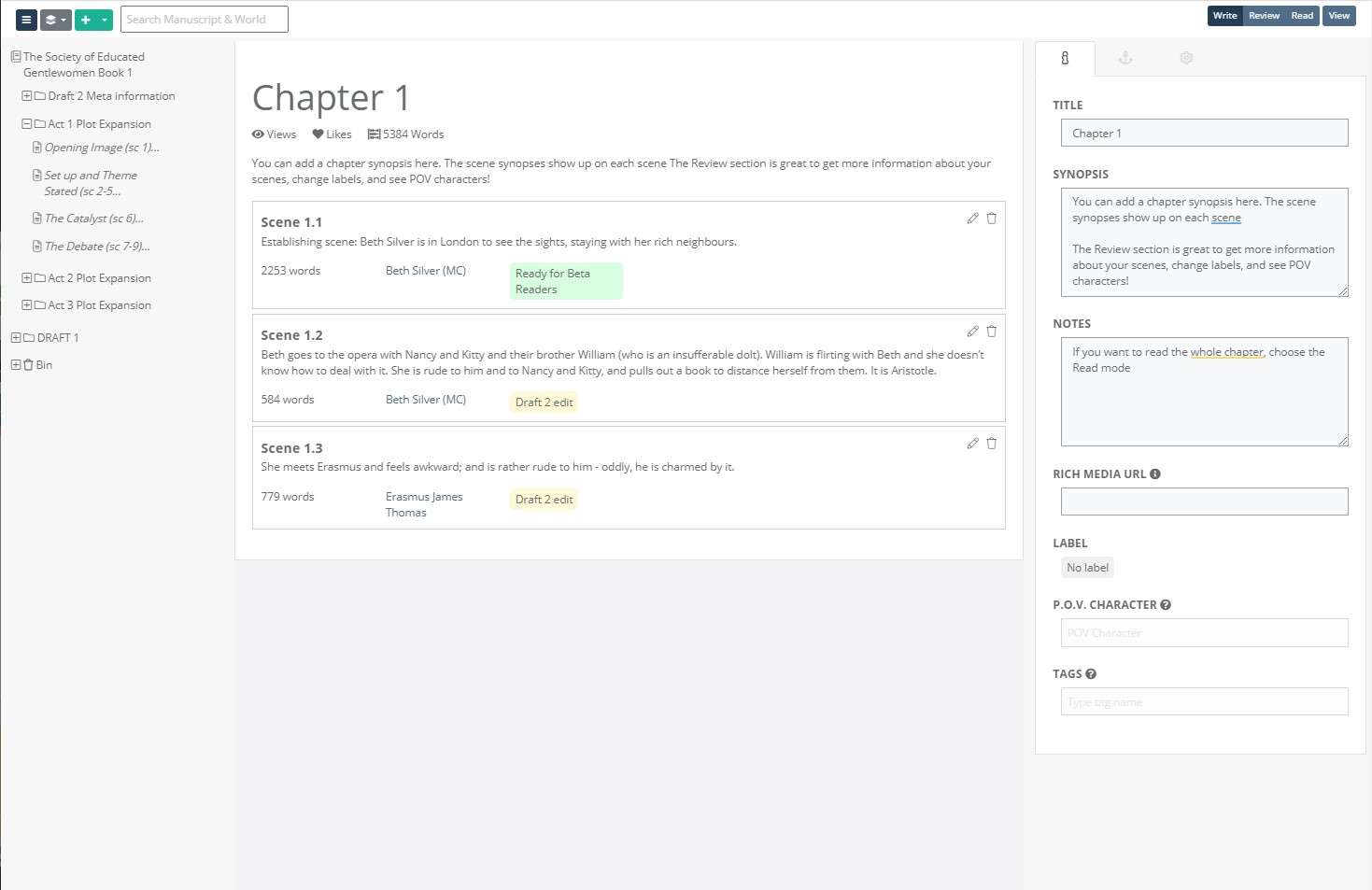 fantasy novel writing software Showcase of World Anvil’s novel planning software features in their story writing toolset