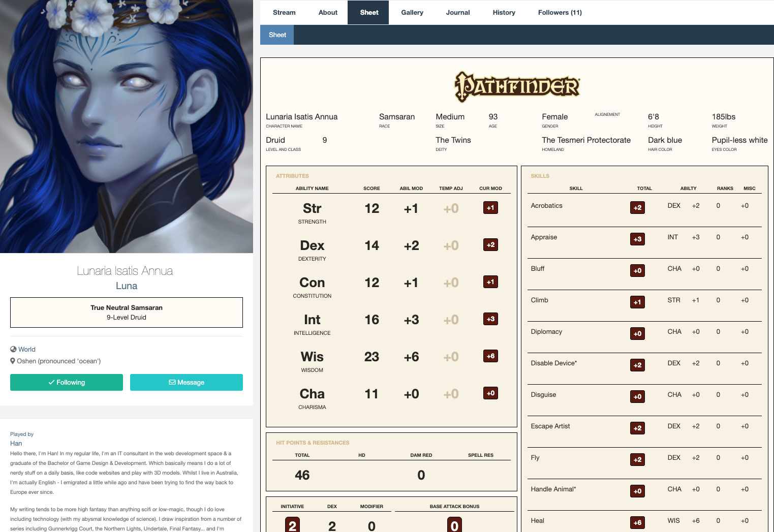 RPG Character Creator - DnD, Pathfinder & More, World Anvil