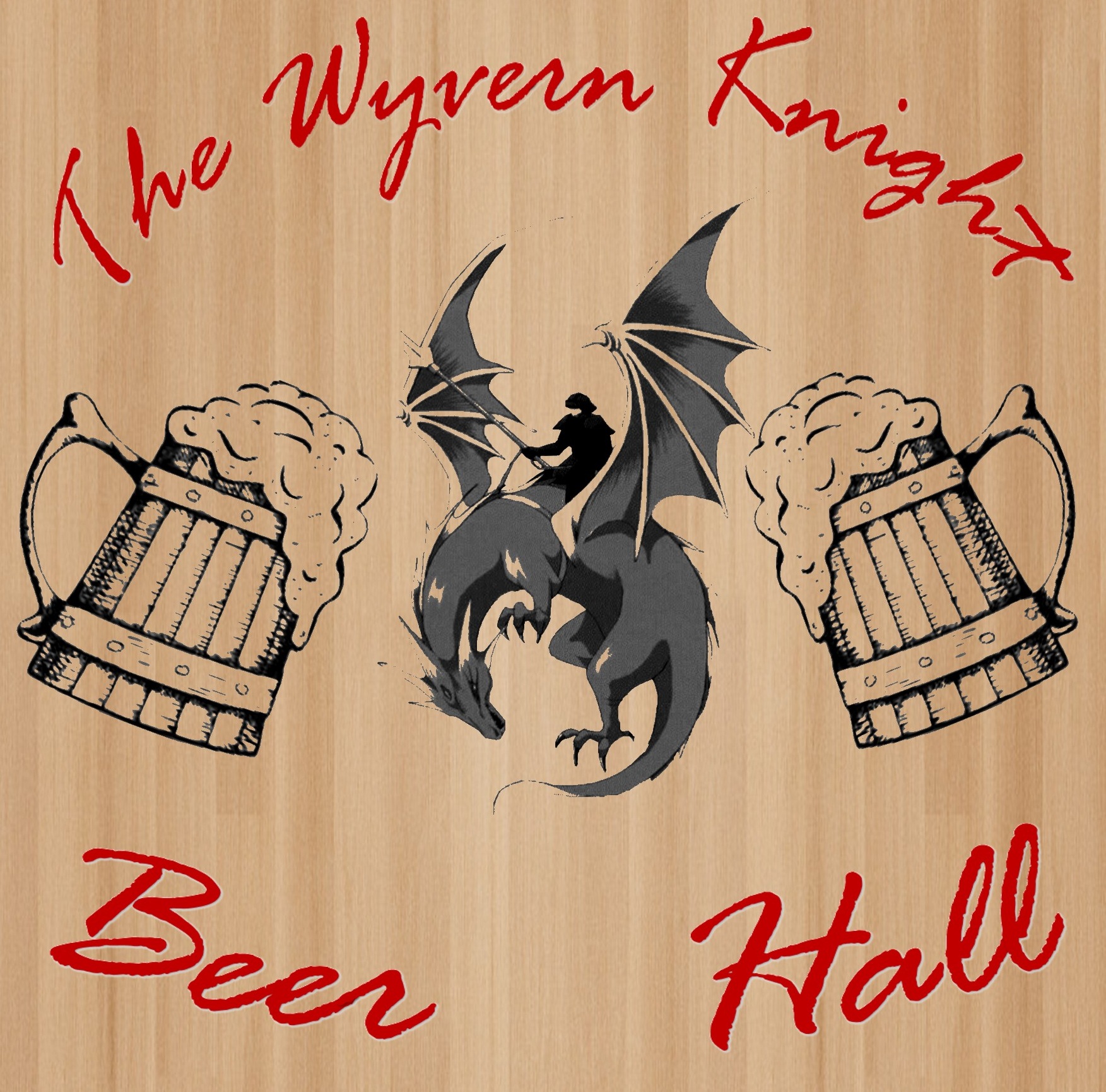 The Wyvern Knight Beer Hall Sign