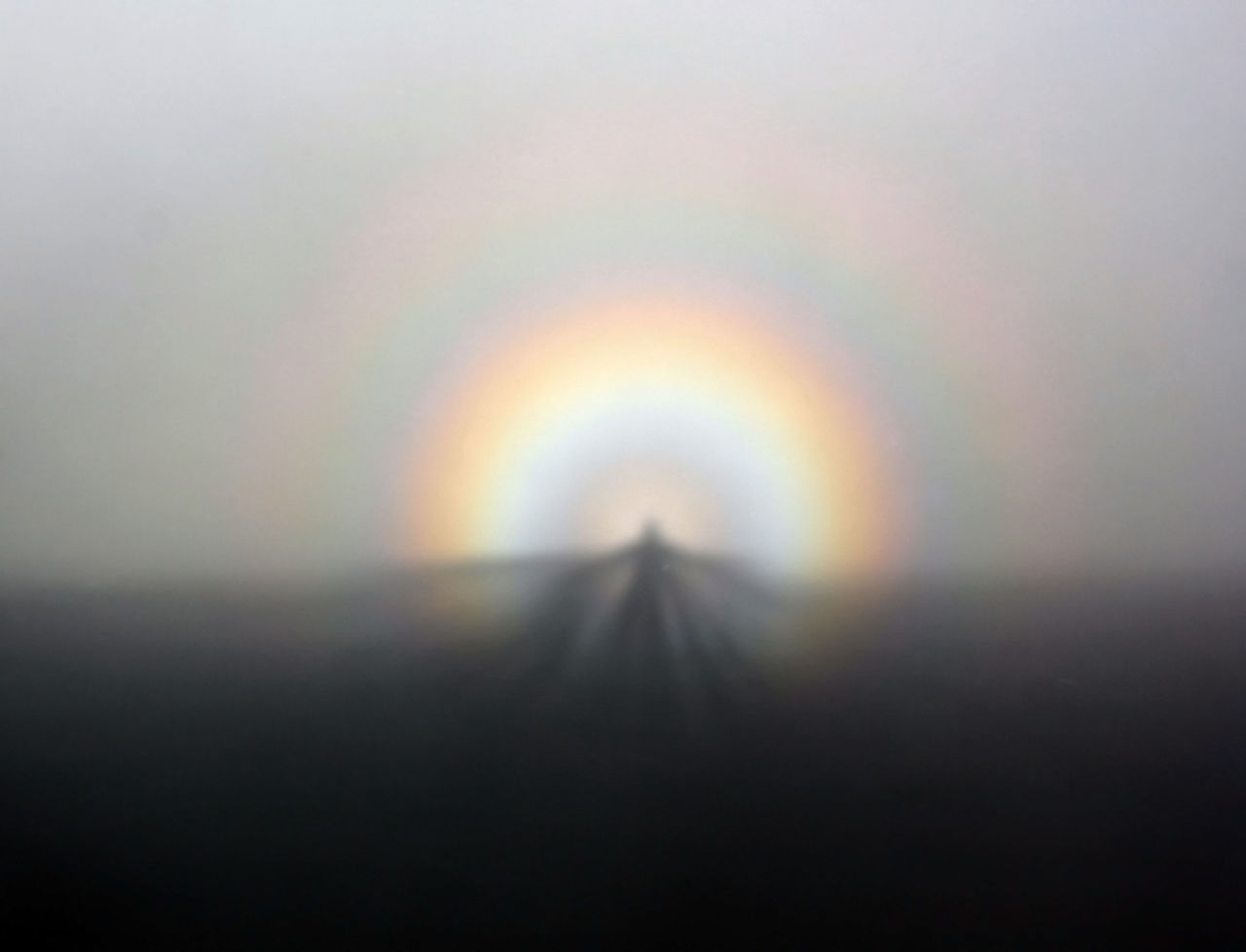 A Brocken spectre within glory rings - Wikipedia