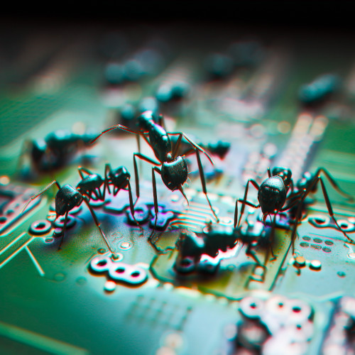 Ants on a Circuitboard