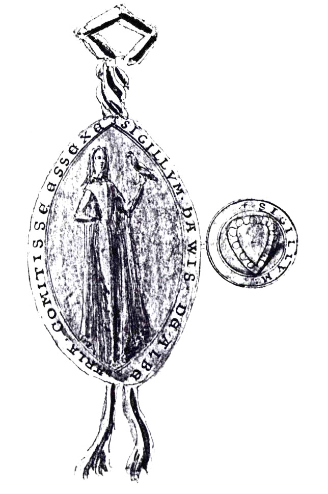 Seal of Hawise of Aumâle