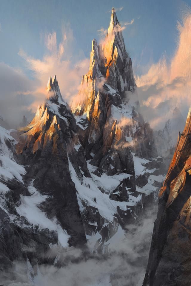 Night court mountains _ The jagged peaks surrounding Velaris from the north _.jpg