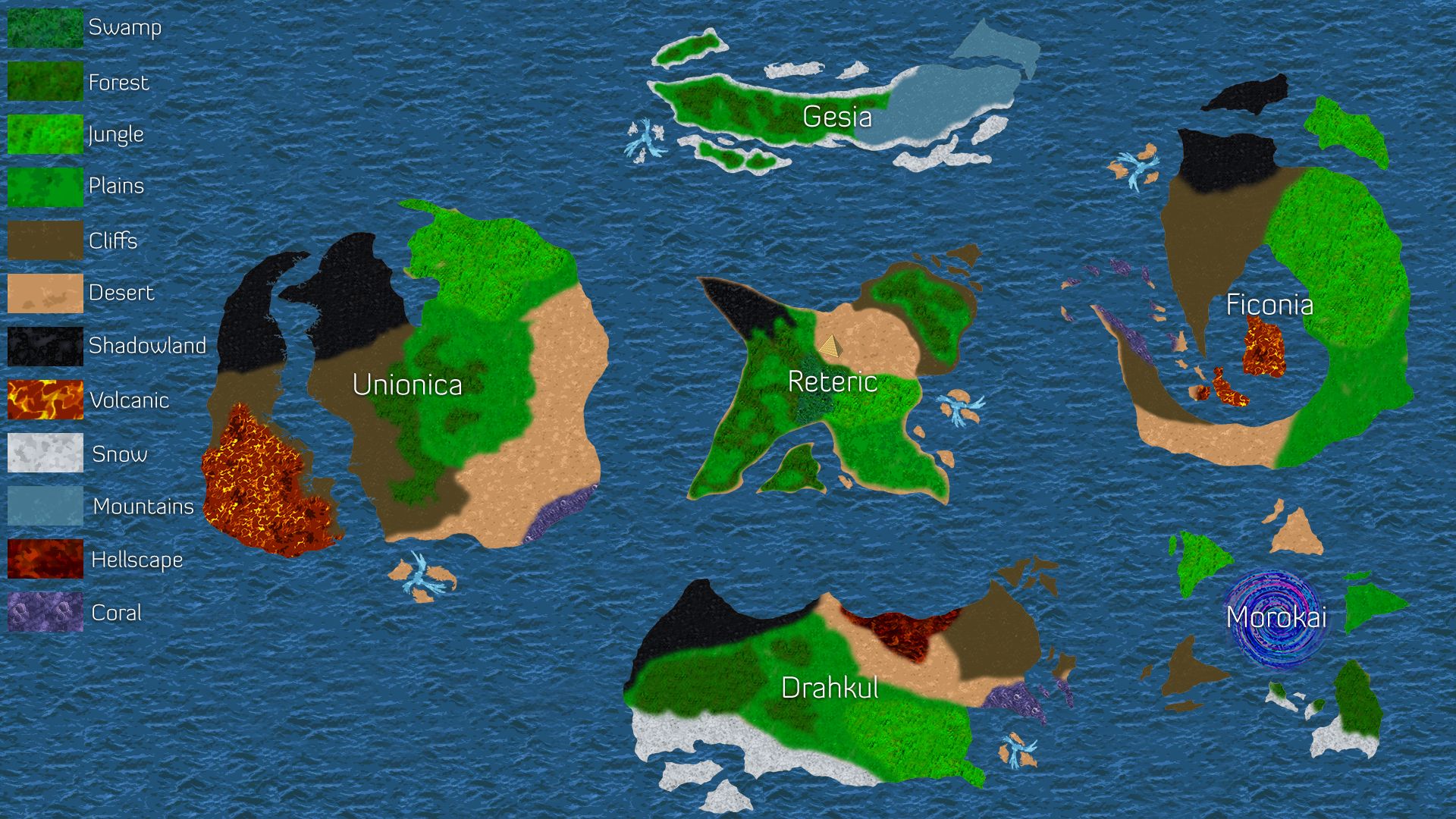 Vaultar World Map