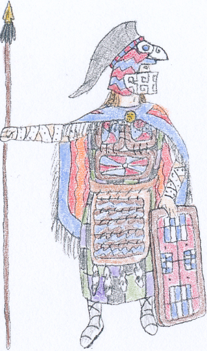 Ameder warrior from Etnexí.