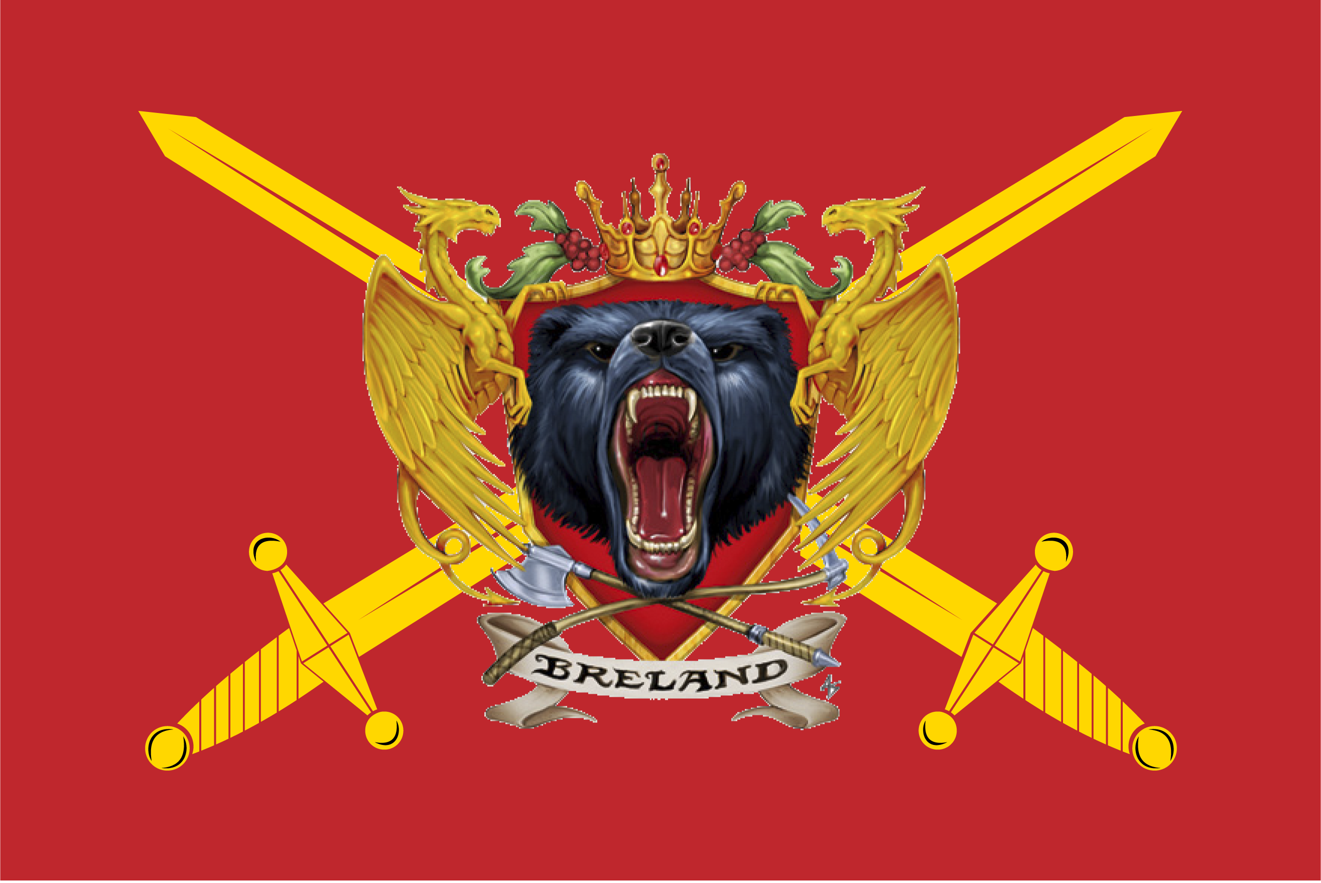 Brelish Royal Army Flag