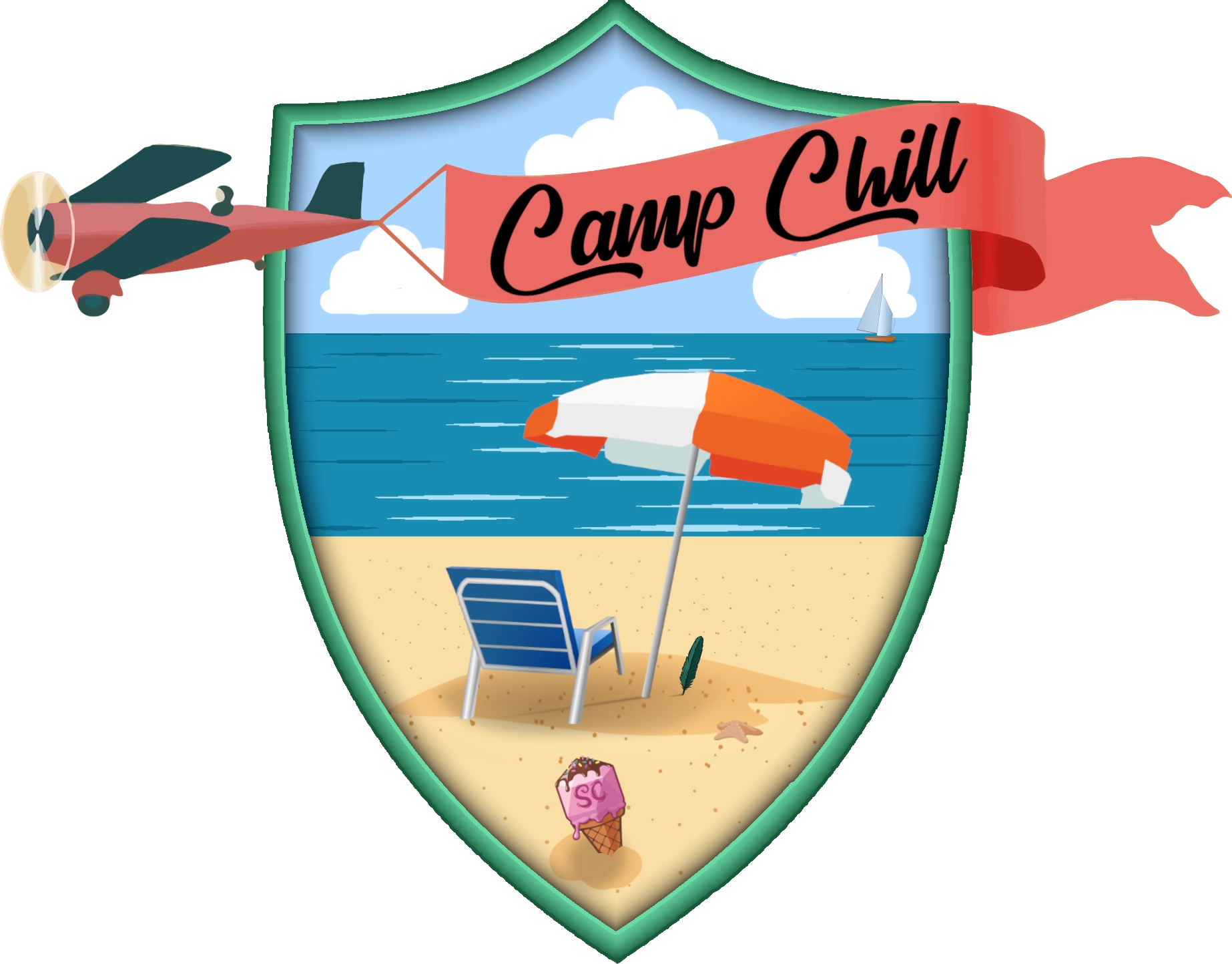 Summer Camp Camp Chill Badge