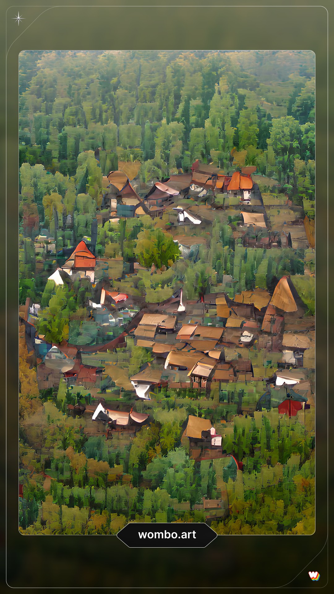 A small village in the forest