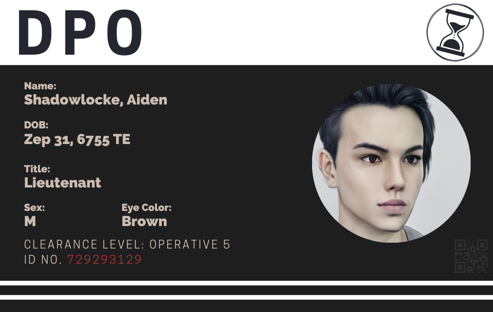 Aiden DPO ID badge