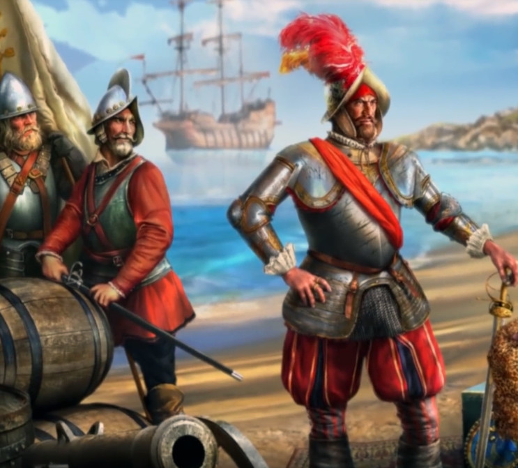 Cortés and his conquistadors