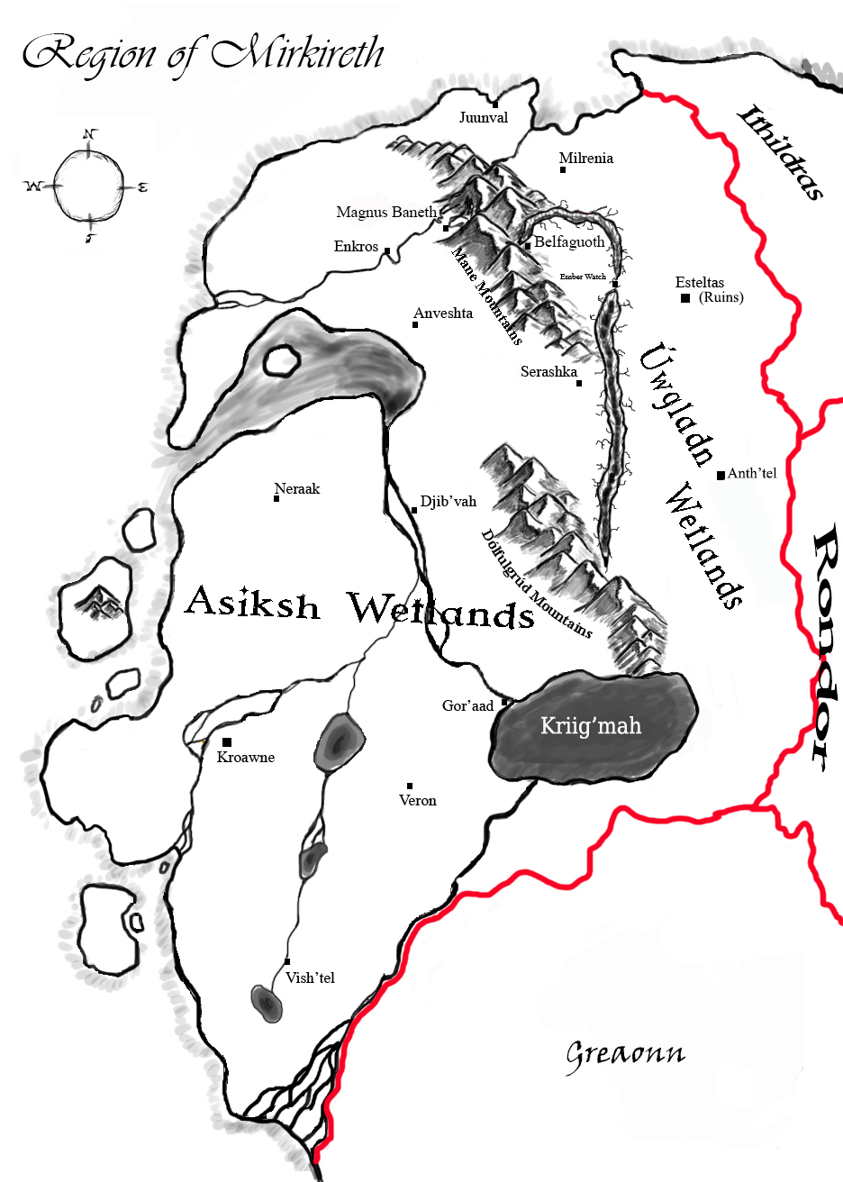 Map of Mirkireth