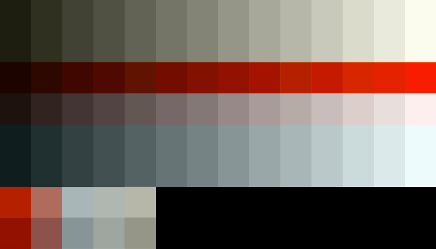 GalaxyAnvil Color Palette