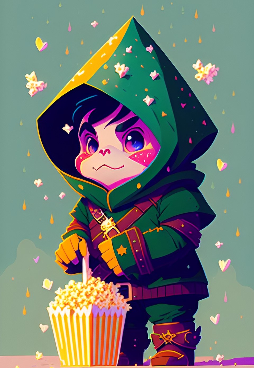 popcorn rain on goblin