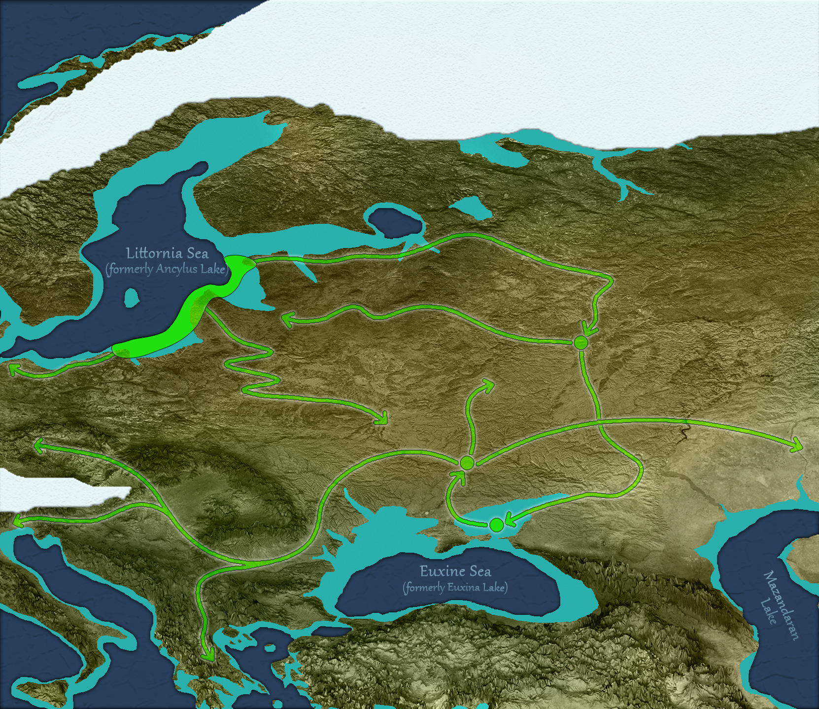 Migration history of the Yék language family