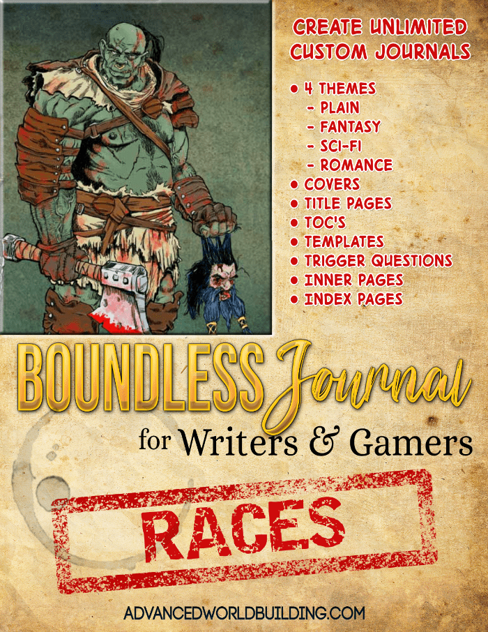 Boundless Races to populate your world and give stories the pawns and patsies to play with.