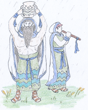 Priest and priestess of Nexþei