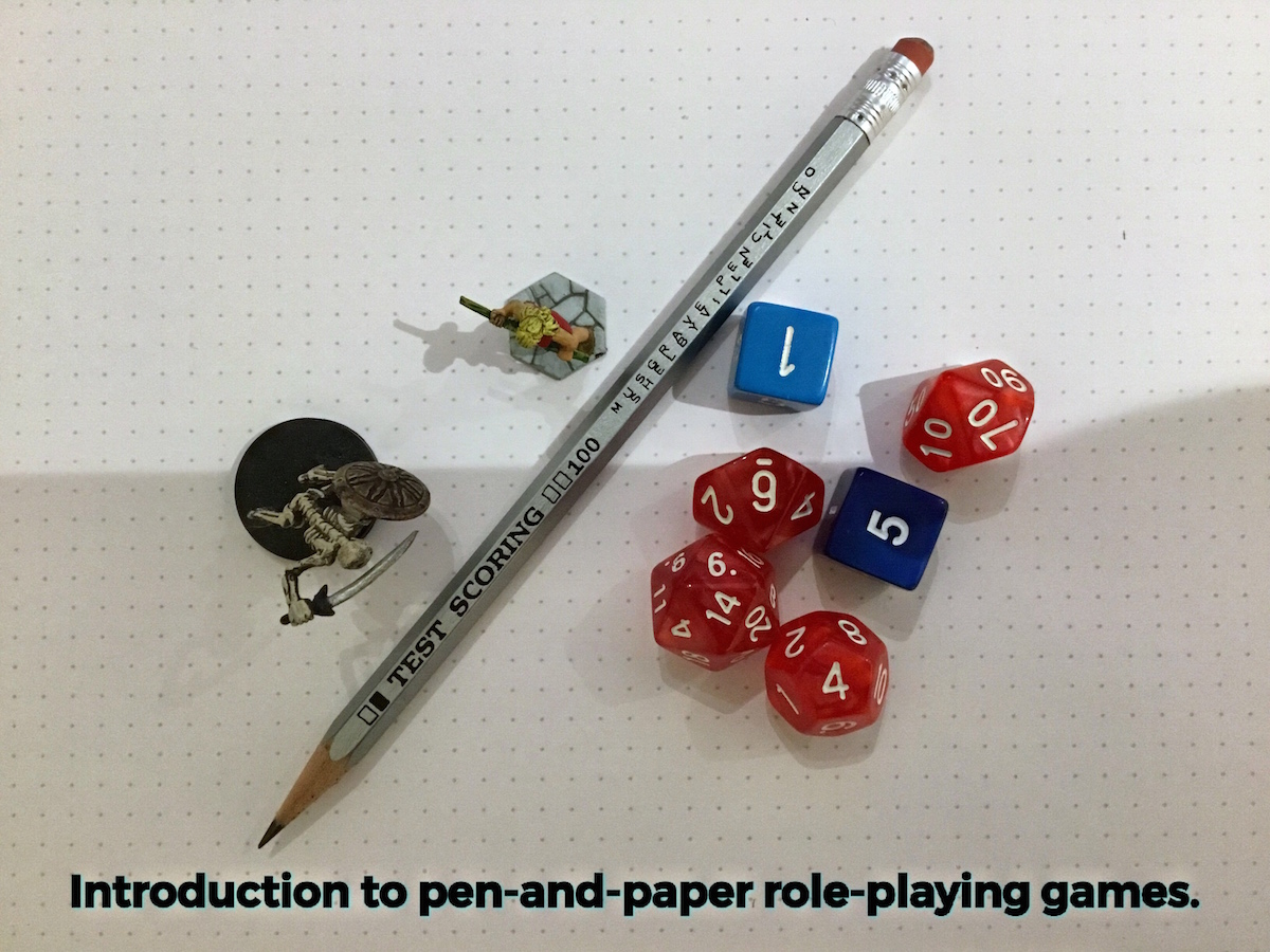 Introduction to pen-and-paper role-playing games