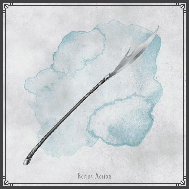 Silver Snow Glaive