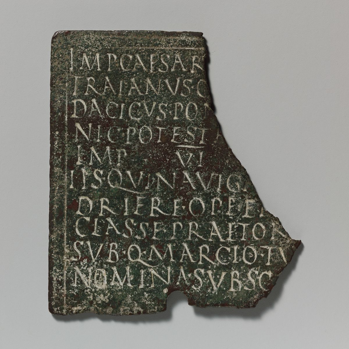 Roman shard with writing