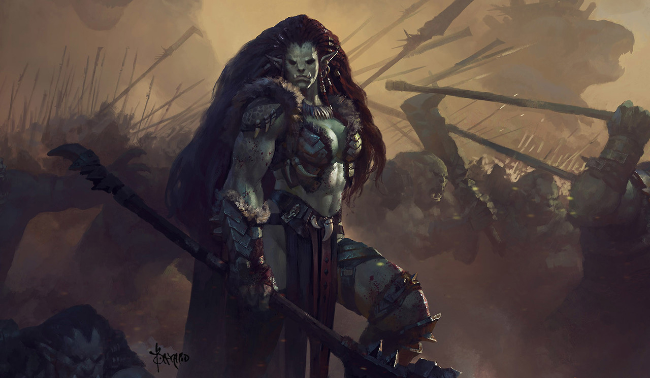 MS. Orc Queen by Bayard Wu