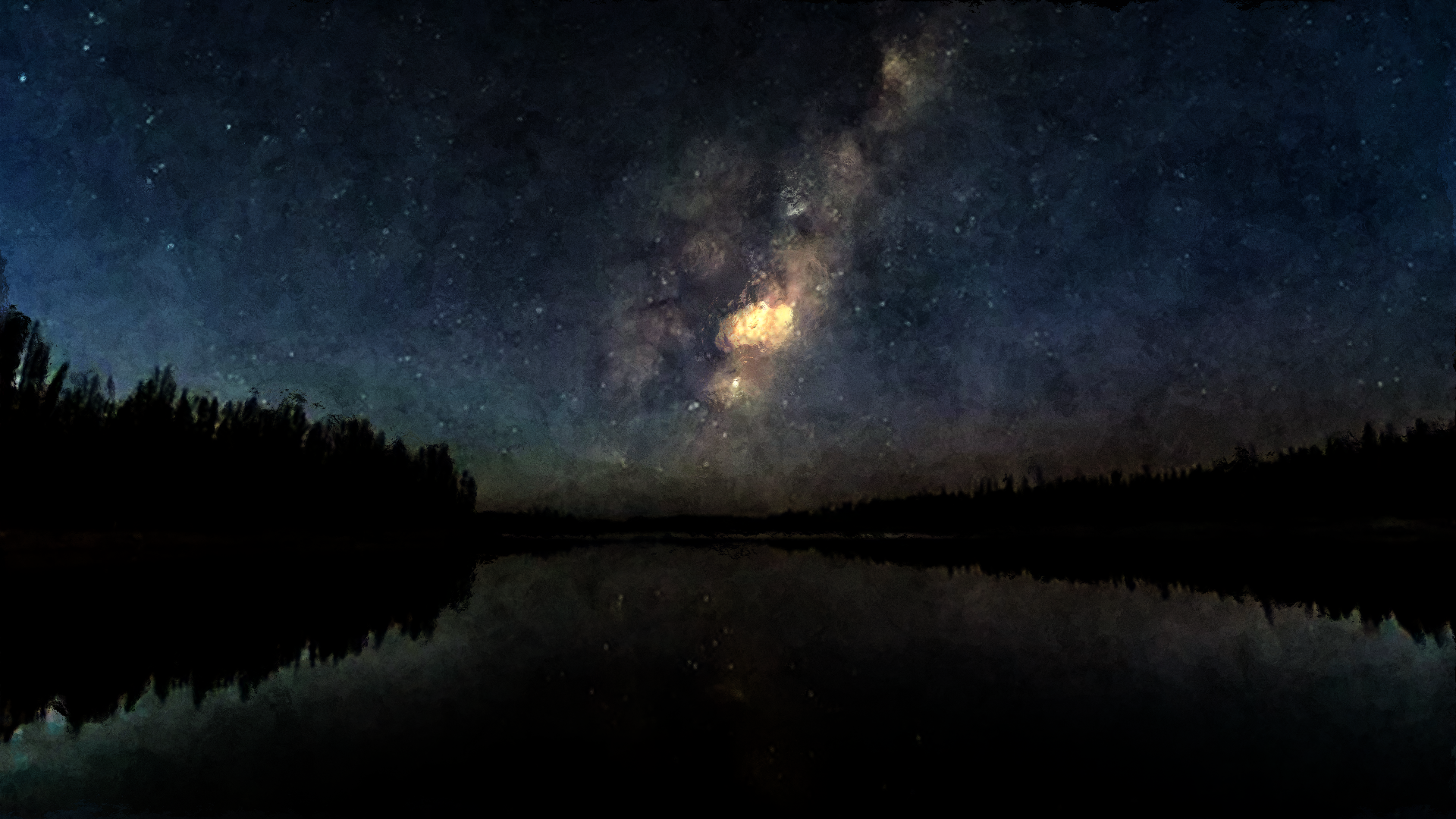 river of stars night