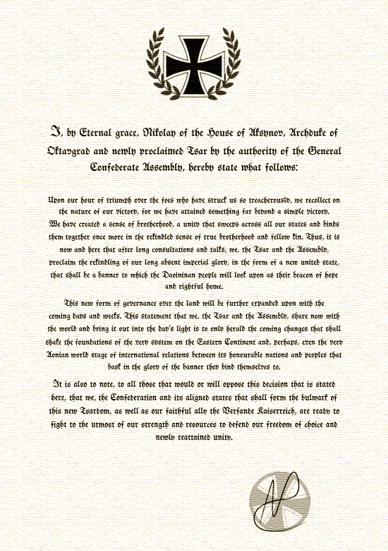 Proclamation of the Tsardom