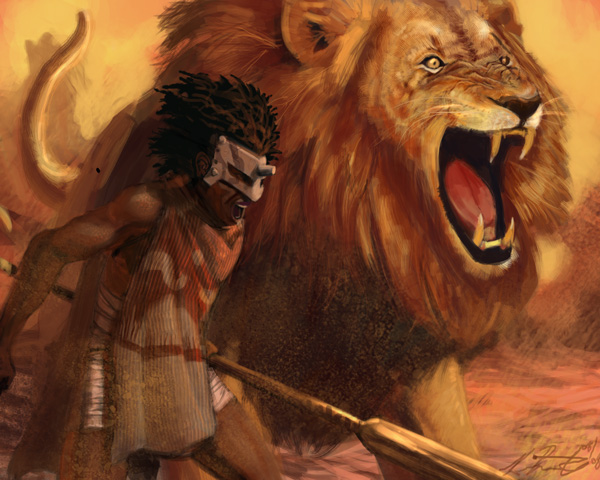 Lion cover