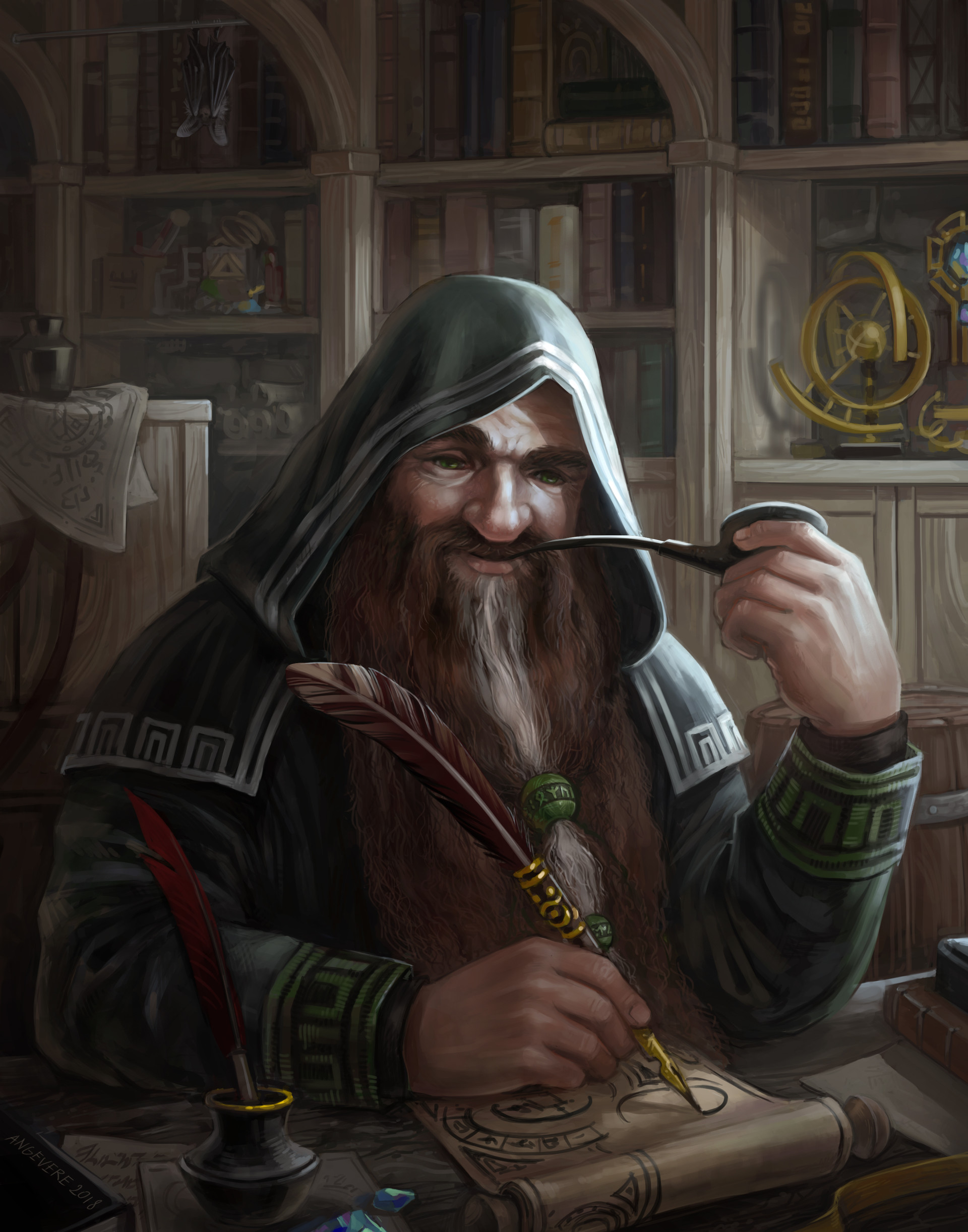 Dwarf Rune Scholar