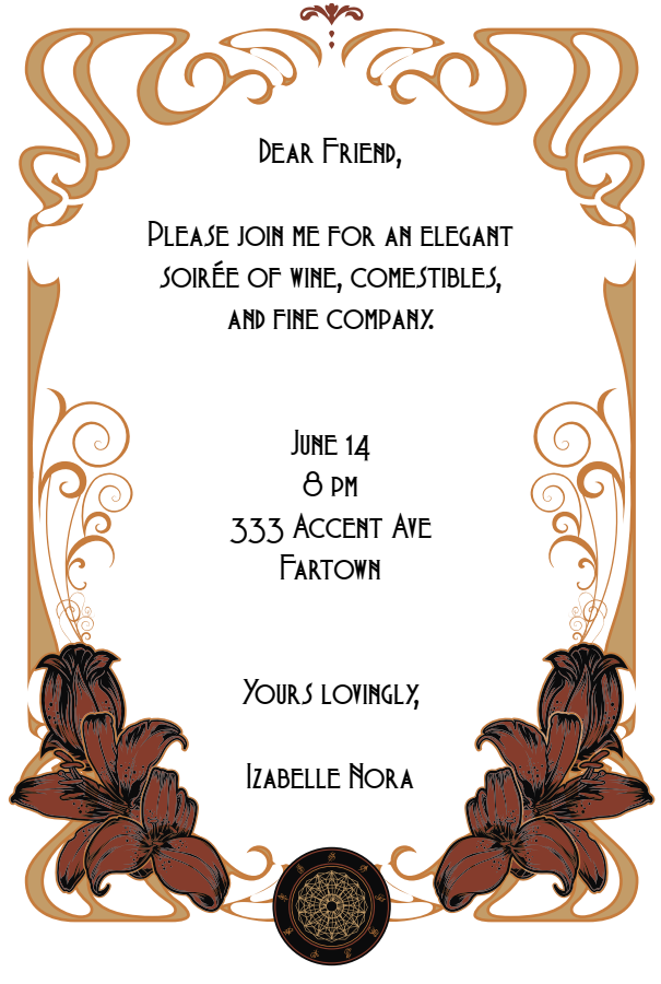 Isabelle Nora Invite