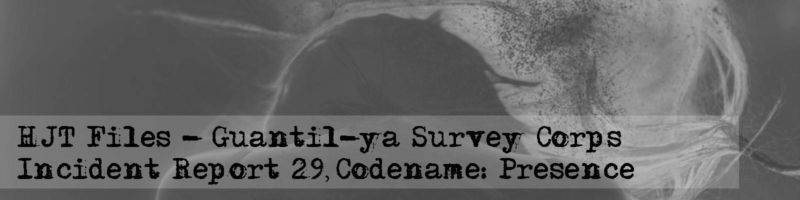 “The Faceless” | HJT Files - Guantil-ya Survey Corps: Incident Report 29