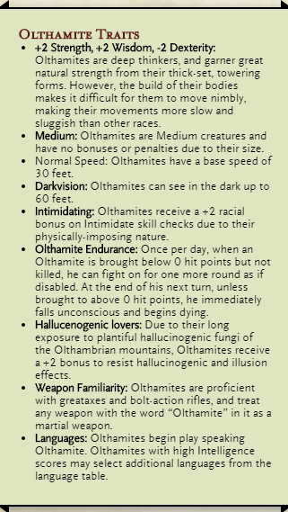 Olthambrian stats & skills