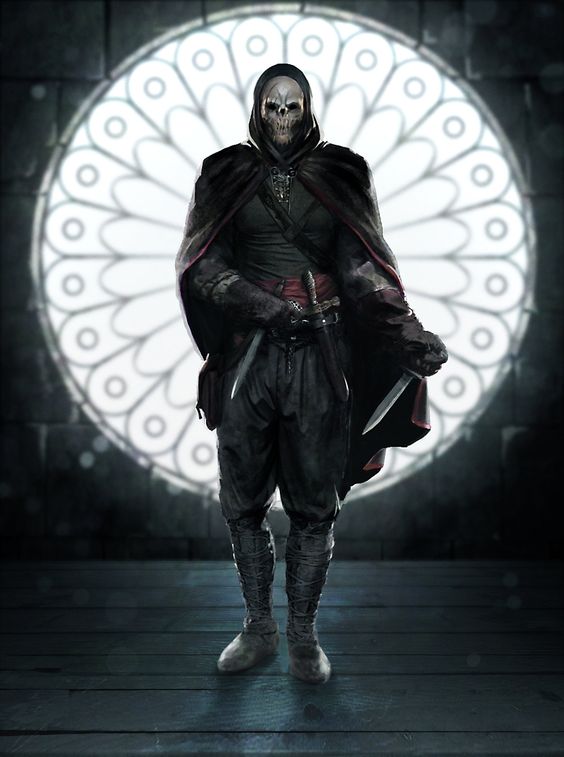 Masked Thornblack Assassin