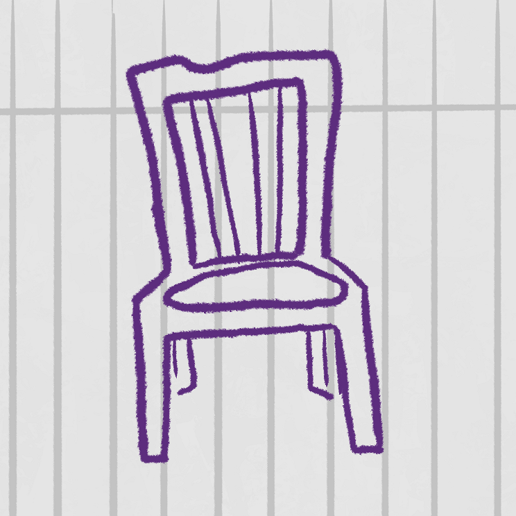 It's a chair. Like just a regular old chair