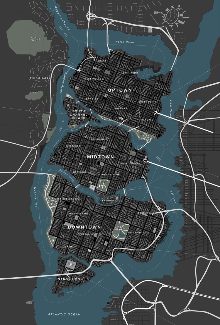Map of Gotham