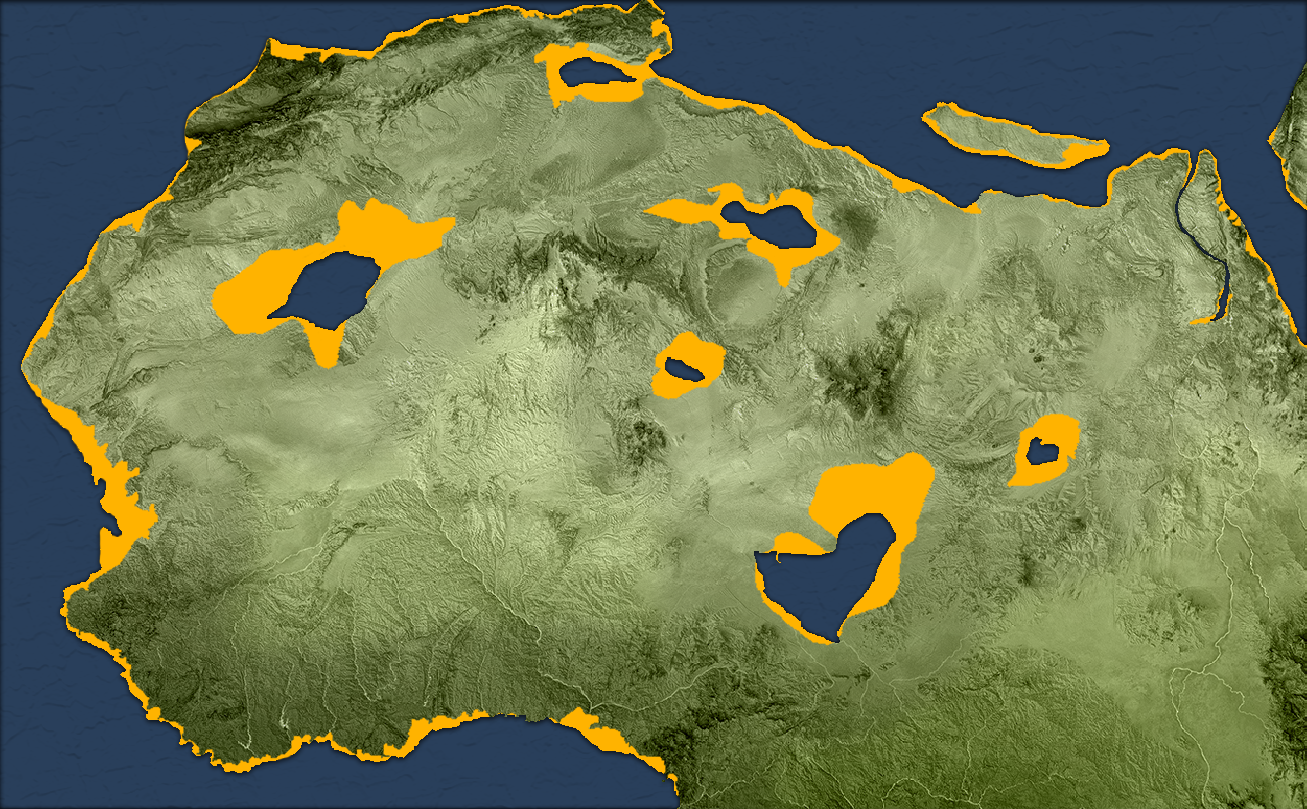 Impact of the Pagsian north African drought (123,820 BP)