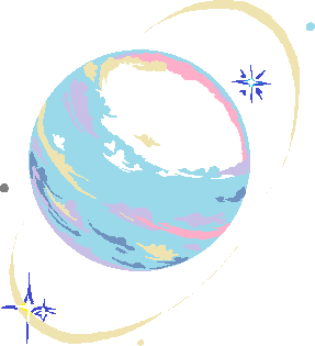Icon depicting the planet Uranus