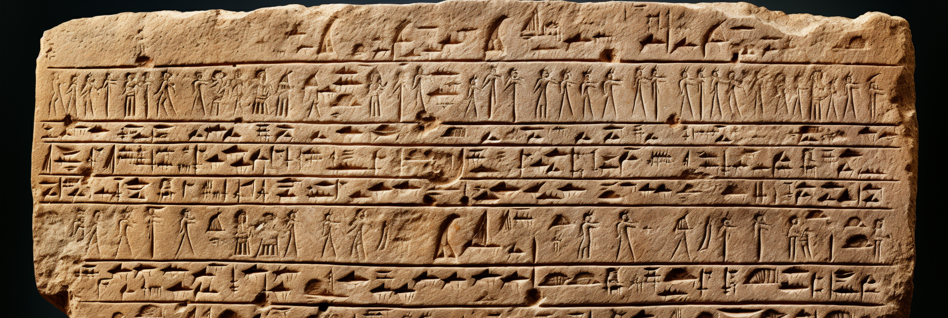 Sumerian tablet depicting aliens and space ships