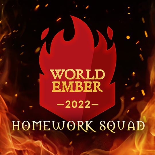 World Anvil Worldember 2022 Homework Squad Badge