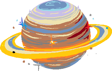 Icon depicting the planet Saturn