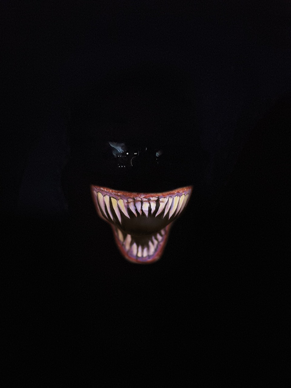 A dark monster that is all teeth