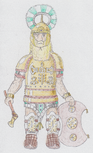 Ancient zameltonían warrior