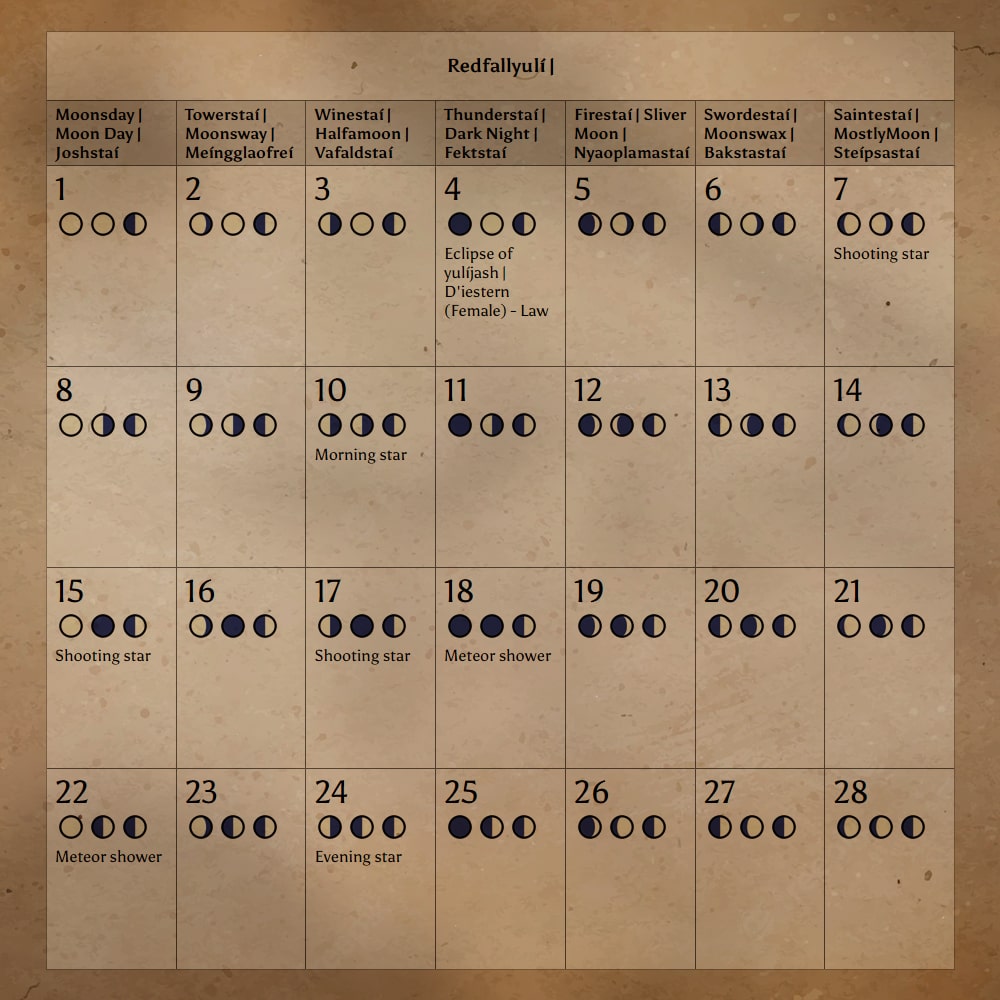 Calendar | 2020 10 Redfall Base Map Image