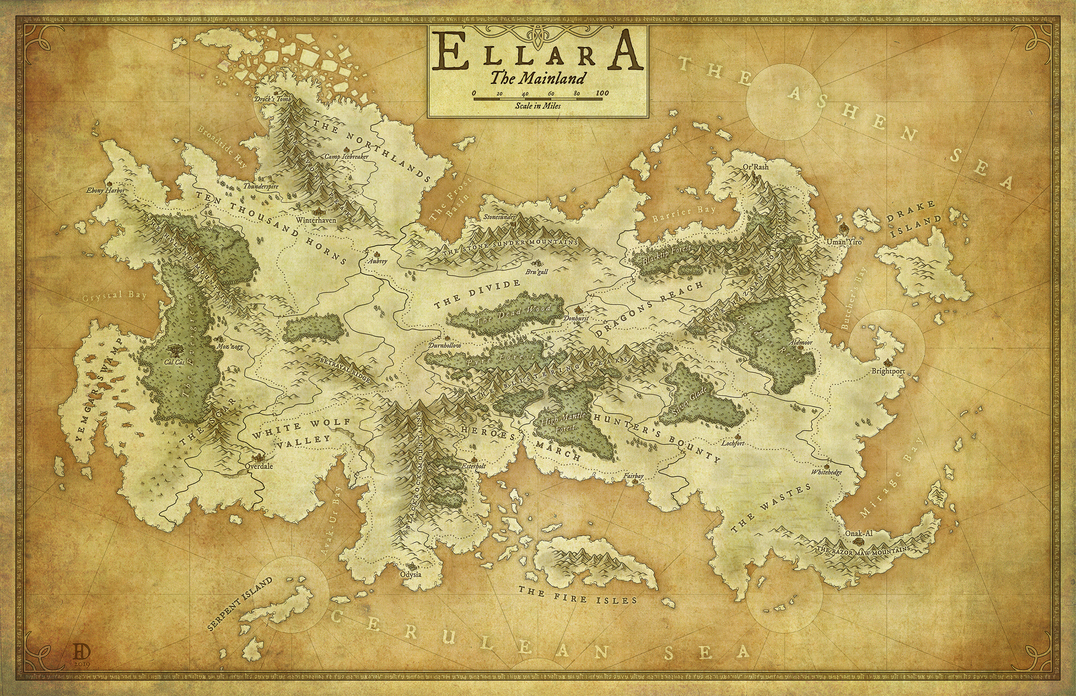 Ellara, "The Mainland" cover