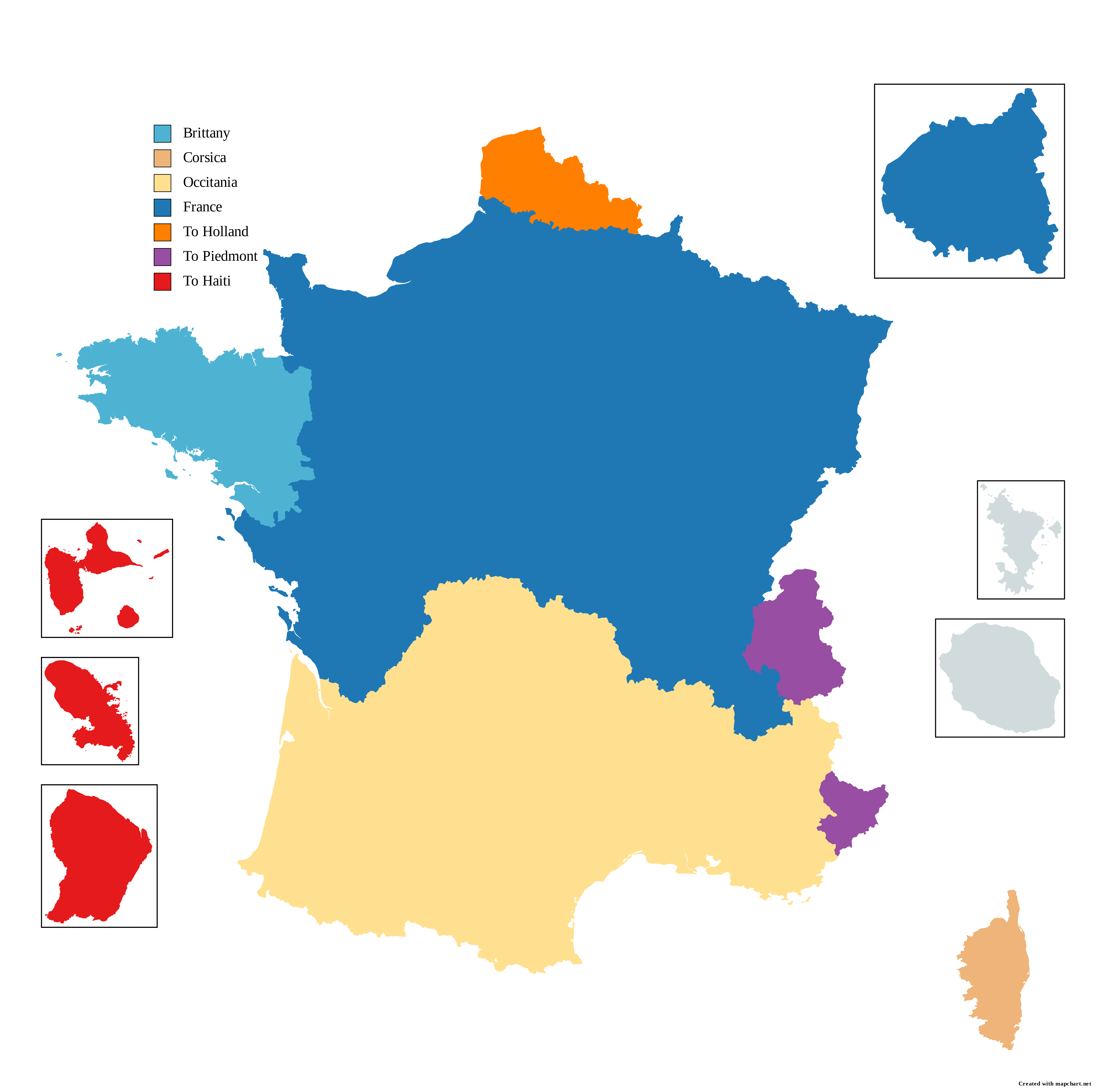 French Civil War Base Map Image