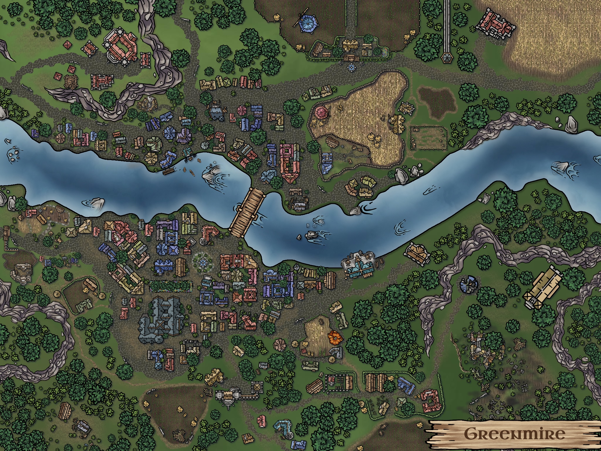 Greenmire Base Map Image