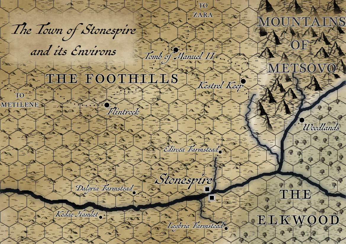 The Town of Stonespire and its Environs cover