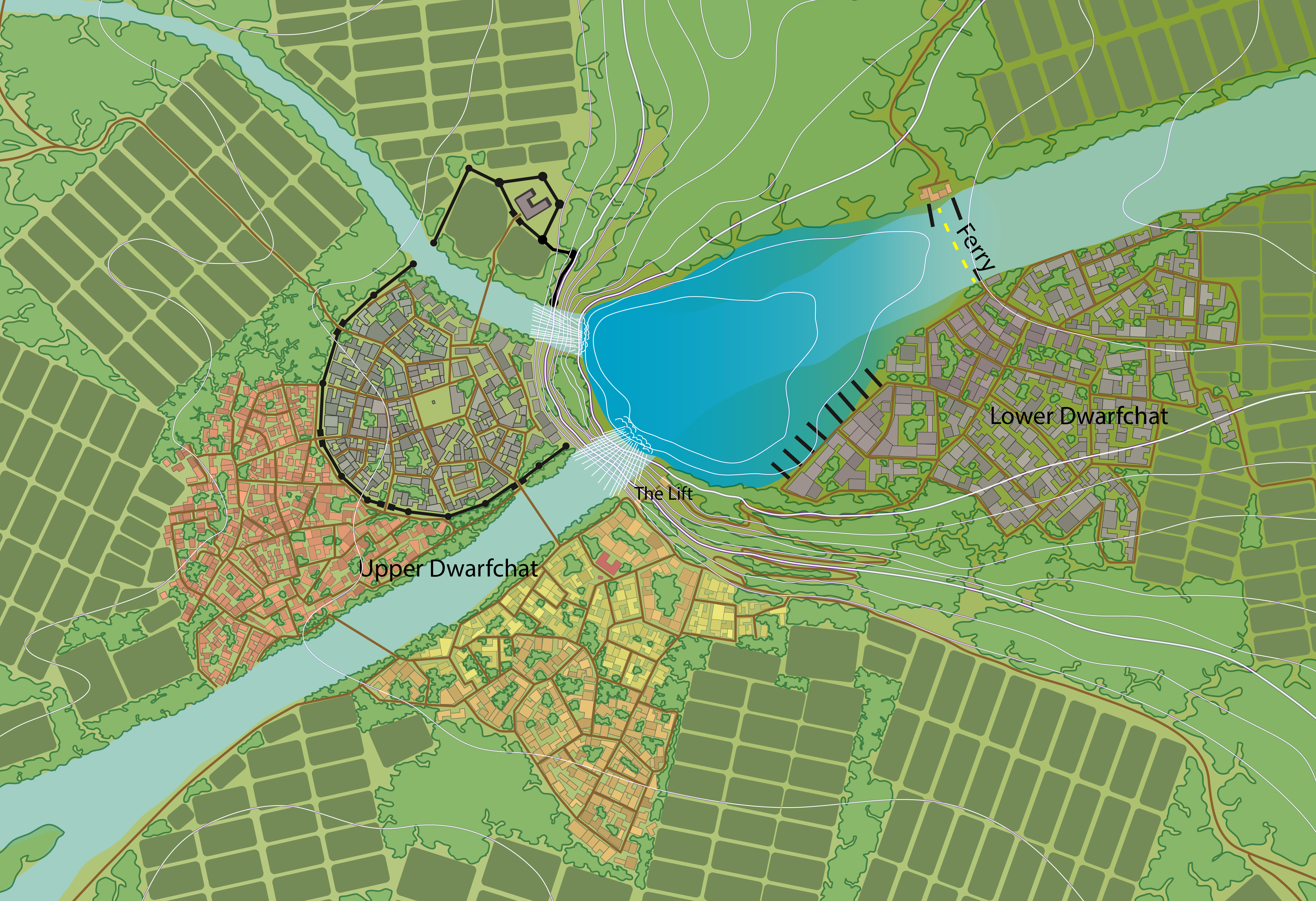 Dwarfchat, Close-up Base Map Image
