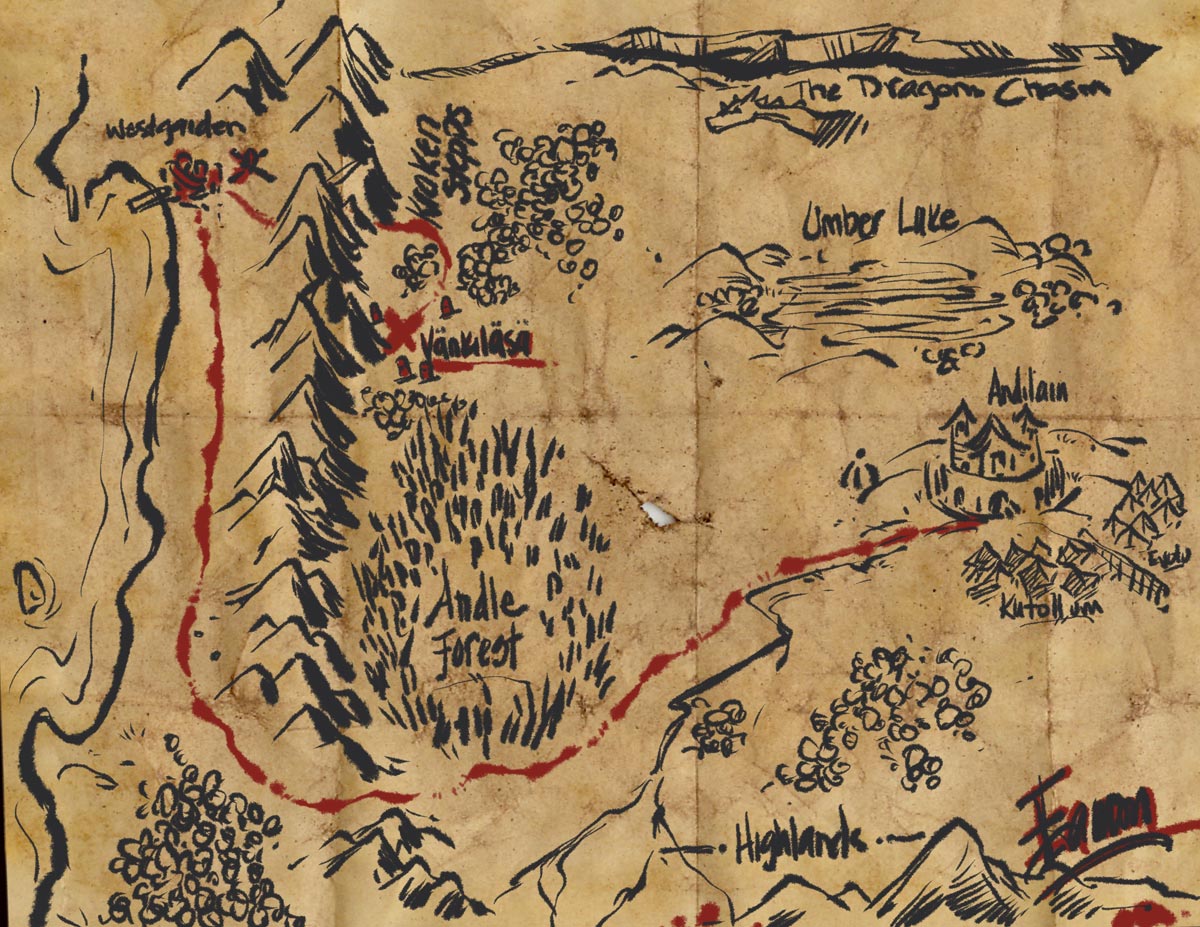 Eamons traveling map to Vankilasa cover
