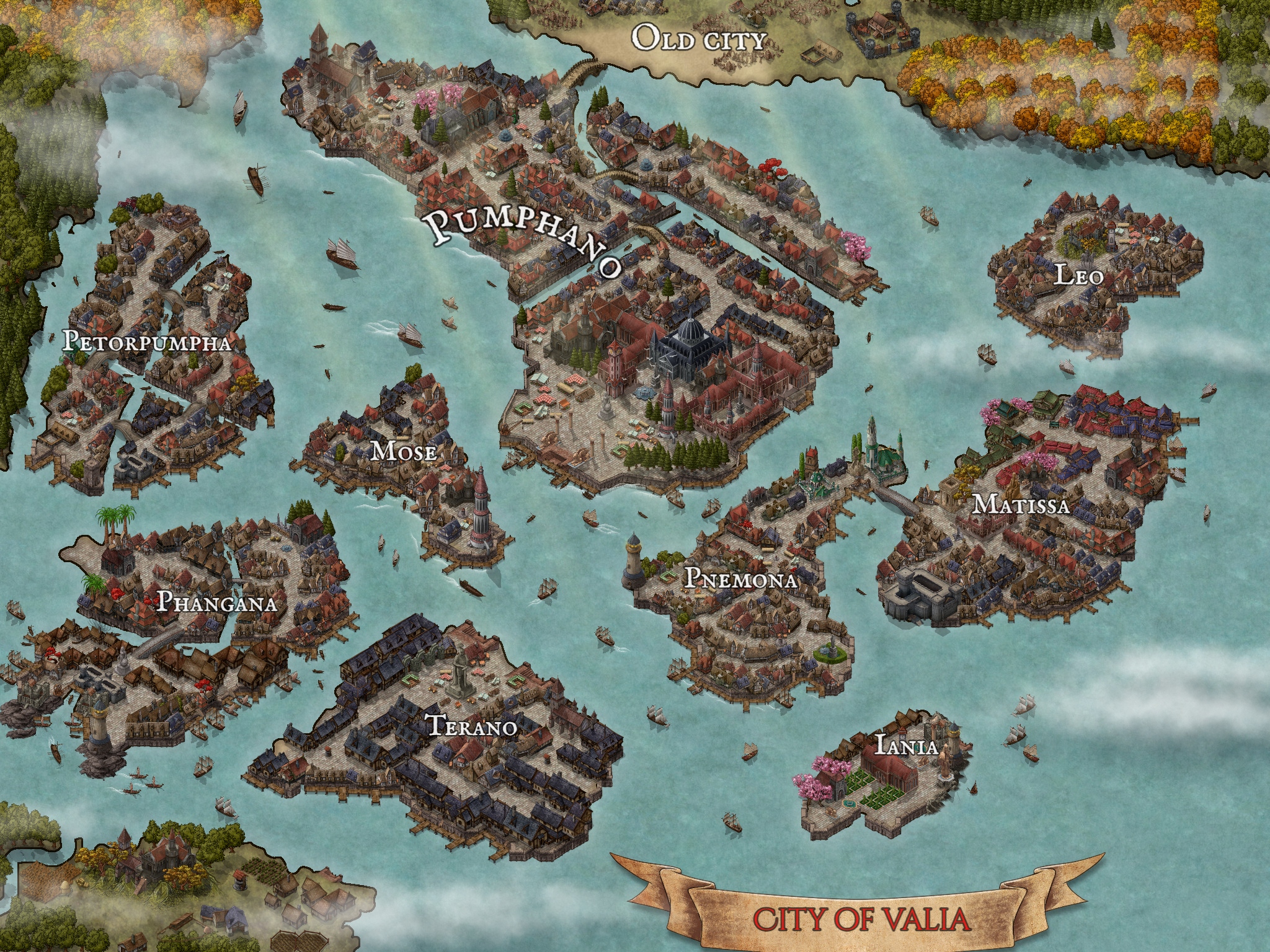City of Valia Base Map Image